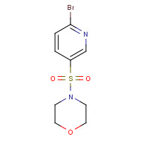 1216081-03-6 4-(6-bromopyridin-3-yl)sulfonylmorpholine chemical structure