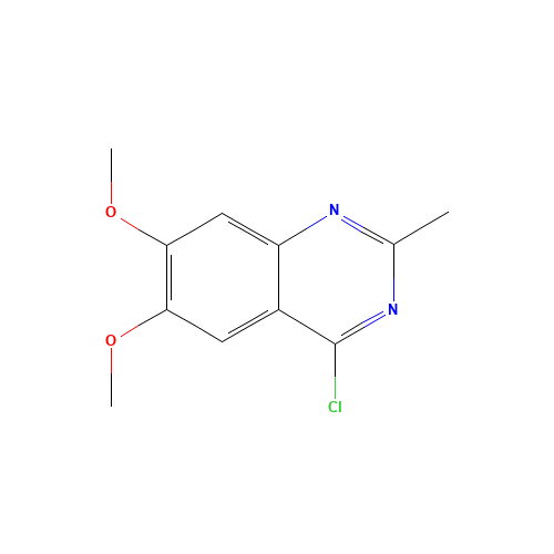 50377-49-6 4-chloro-6,7-dimethoxy-2-methylquinazoline chemical structure