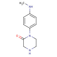 1224690-57-6 1-[4-(methylamino)phenyl]piperazin-2-one chemical structure