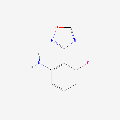 519056-63-4 3-fluoro-2-(1,2,4-oxadiazol-3-yl)aniline chemical structure