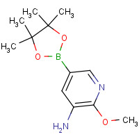 893440-50-1 2-methoxy-5-(4,4,5,5-tetramethyl-1,3,2-dioxaborolan-2-yl)pyridin-3-amine chemical structure