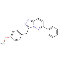 1002308-06-6 3-[(4-methoxyphenyl)methyl]-6-phenyl-[1,2,4]triazolo[4,3-b]pyridazine chemical structure