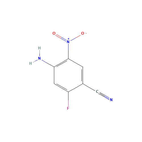 143151-03-5 4-amino-2-fluoro-5-nitrobenzonitrile chemical structure