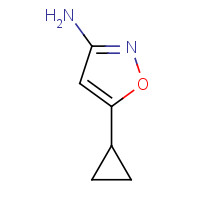 21080-85-3 5-cyclopropyl-1,2-oxazol-3-amine chemical structure