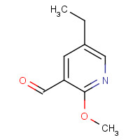 139549-02-3 5-ethyl-2-methoxypyridine-3-carbaldehyde chemical structure
