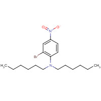 1542259-25-5 2-bromo-N,N-dihexyl-4-nitroaniline chemical structure