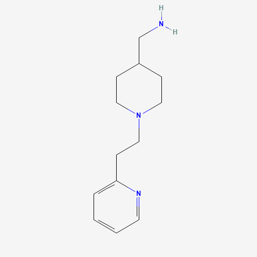 136481-65-7 [1-(2-pyridin-2-ylethyl)piperidin-4-yl]methanamine chemical structure