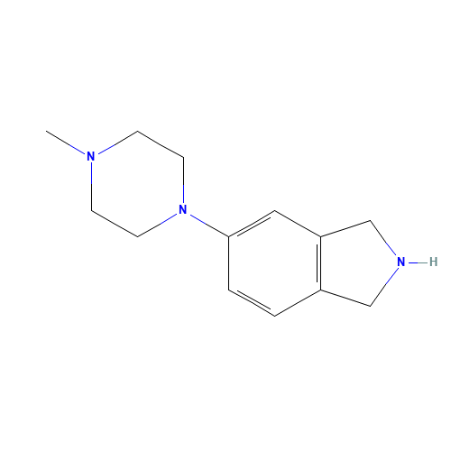 850877-57-5 5-(4-methylpiperazin-1-yl)-2,3-dihydro-1H-isoindole chemical structure