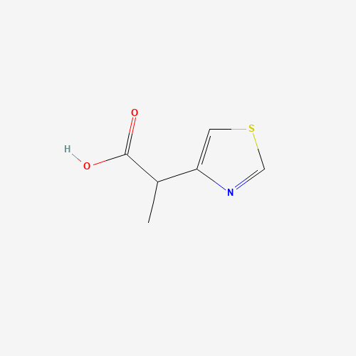 1190392-81-4 2-(1,3-thiazol-4-yl)propanoic acid chemical structure