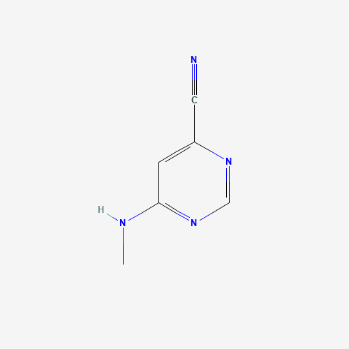 1314964-26-5 6-(methylamino)pyrimidine-4-carbonitrile chemical structure