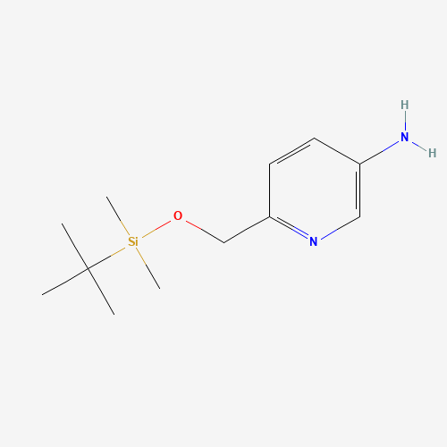 1190380-00-7 6-[[tert-butyl(dimethyl)silyl]oxymethyl]pyridin-3-amine chemical structure