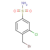 1033954-52-7 4-(bromomethyl)-3-chlorobenzenesulfonamide chemical structure