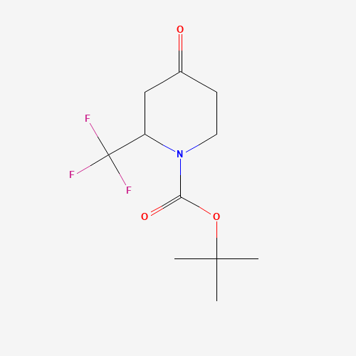 1245648-32-1 tert-butyl 4-oxo-2-(trifluoromethyl)piperidine-1-carboxylate chemical structure