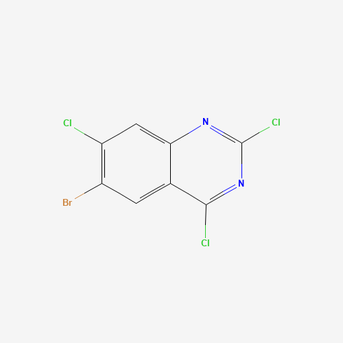 1166378-32-0 6-bromo-2,4,7-trichloroquinazoline chemical structure