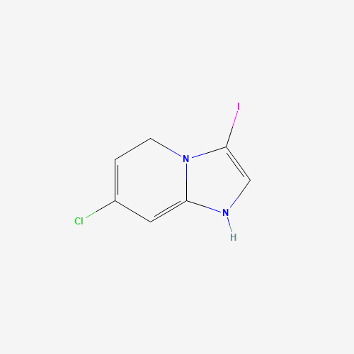 908267-60-7 7-chloro-3-iodo-1,5-dihydroimidazo[1,2-a]pyridine chemical structure
