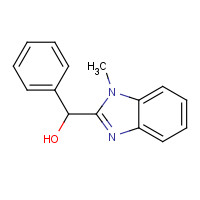 17452-05-0 (1-methylbenzimidazol-2-yl)-phenylmethanol chemical structure