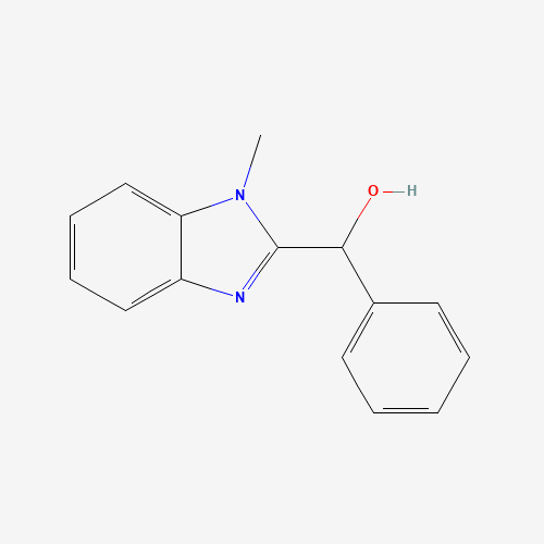 17452-05-0 (1-methylbenzimidazol-2-yl)-phenylmethanol chemical structure