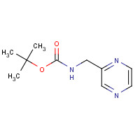 1026790-47-5 tert-butyl N-(pyrazin-2-ylmethyl)carbamate chemical structure