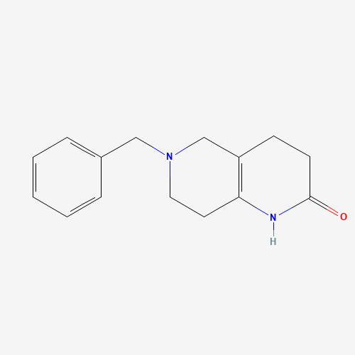210539-03-0 6-benzyl-1,3,4,5,7,8-hexahydro-1,6-naphthyridin-2-one chemical structure