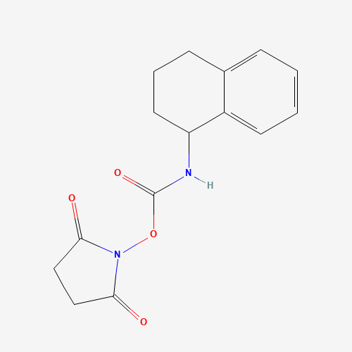 1460028-01-6 (2,5-dioxopyrrolidin-1-yl) N-(1,2,3,4-tetrahydronaphthalen-1-yl)carbamate chemical structure