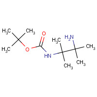 1306610-31-0 tert-butyl N-(3-amino-2,3-dimethylbutan-2-yl)carbamate chemical structure