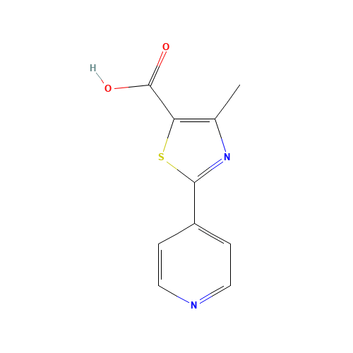 144060-98-0 4-methyl-2-pyridin-4-yl-1,3-thiazole-5-carboxylic acid chemical structure