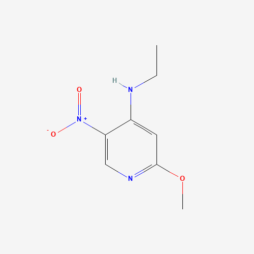 607373-90-0 N-ethyl-2-methoxy-5-nitropyridin-4-amine chemical structure