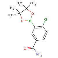 1242422-55-4 4-chloro-3-(4,4,5,5-tetramethyl-1,3,2-dioxaborolan-2-yl)benzamide chemical structure