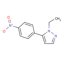942920-13-0 1-ethyl-5-(4-nitrophenyl)pyrazole chemical structure