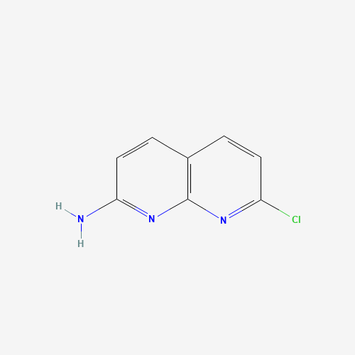 15944-33-9 7-chloro-1,8-naphthyridin-2-amine chemical structure
