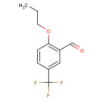 472809-74-8 2-propoxy-5-(trifluoromethyl)benzaldehyde chemical structure