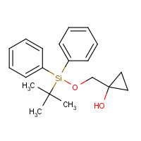 441784-82-3 1-[[tert-butyl(diphenyl)silyl]oxymethyl]cyclopropan-1-ol chemical structure