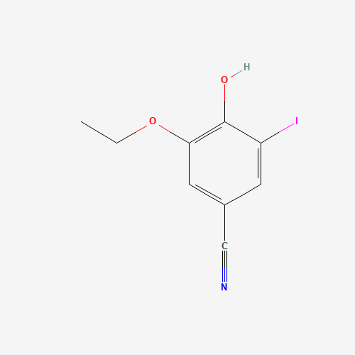 330462-58-3 3-ethoxy-4-hydroxy-5-iodobenzonitrile chemical structure