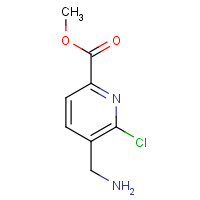 1256813-26-9 methyl 5-(aminomethyl)-6-chloropyridine-2-carboxylate chemical structure