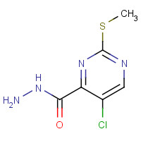 893442-17-6 5-chloro-2-methylsulfanylpyrimidine-4-carbohydrazide chemical structure