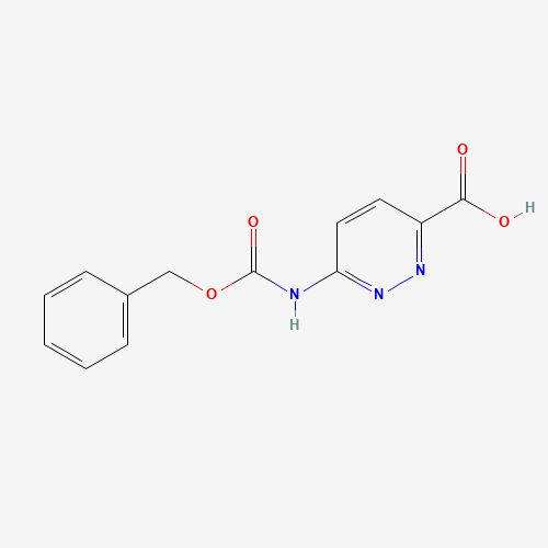 1197193-41-1 6-(phenylmethoxycarbonylamino)pyridazine-3-carboxylic acid chemical structure