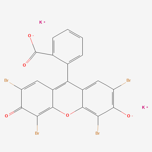56897-54-2 dipotassium;2-(2,4,5,7-tetrabromo-3-oxido-6-oxoxanthen-9-yl)benzoate chemical structure