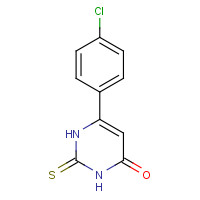 36479-17-1 6-(4-chlorophenyl)-2-sulfanylidene-1H-pyrimidin-4-one chemical structure