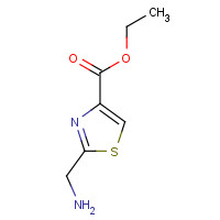 91711-96-5 ethyl 2-(aminomethyl)-1,3-thiazole-4-carboxylate chemical structure