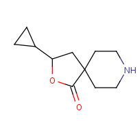 1269436-75-0 3-cyclopropyl-2-oxa-8-azaspiro[4.5]decan-1-one chemical structure