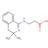 187884-87-3 3-[(3,3-dimethyl-4H-isoquinolin-1-yl)amino]propanoic acid chemical structure