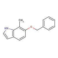 1000343-99-6 7-methyl-6-phenylmethoxy-1H-indole chemical structure