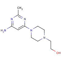 723510-50-7 2-[4-(6-amino-2-methylpyrimidin-4-yl)piperazin-1-yl]ethanol chemical structure