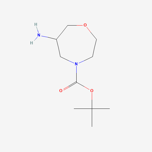 1170390-54-1 tert-butyl 6-amino-1,4-oxazepane-4-carboxylate chemical structure