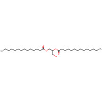 56270-93-0 (3-hydroxy-2-tetradecanoyloxypropyl) tetradecanoate chemical structure