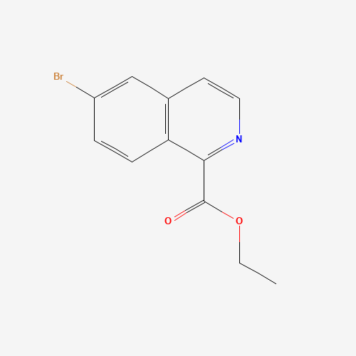 1020576-70-8 ethyl 6-bromoisoquinoline-1-carboxylate chemical structure