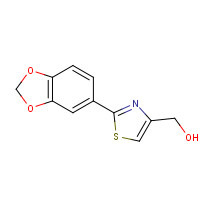 248249-56-1 [2-(1,3-benzodioxol-5-yl)-1,3-thiazol-4-yl]methanol chemical structure