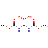 110599-27-4 2,2-bis(methoxycarbonylamino)acetic acid chemical structure