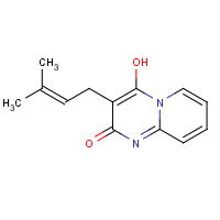 125493-24-5 4-hydroxy-3-(3-methylbut-2-enyl)pyrido[1,2-a]pyrimidin-2-one chemical structure