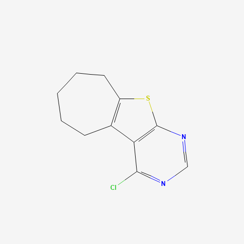 40106-58-9 4-chloro-6,7,8,9-tetrahydro-5H-cyclohepta[2,3]thieno[2,4-d]pyrimidine chemical structure